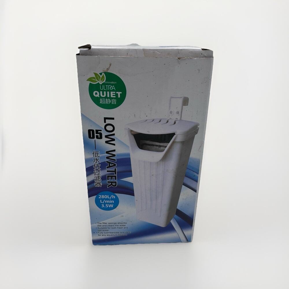 Aquarium Filter(3.5W), Fish Tank Filter, Turtle Tank Filter, Low-Water Filter